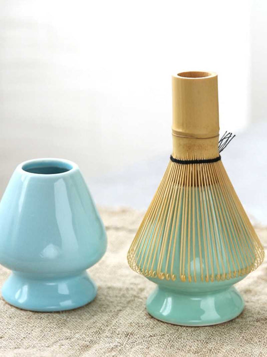 Japanese Matcha Brush Suit Benli Bamboo Scraper For Cleaning Tea Vessels