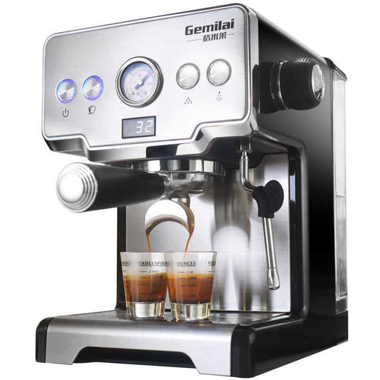 Mini Espresso Machine Semi-automatic Steam Milk Frother