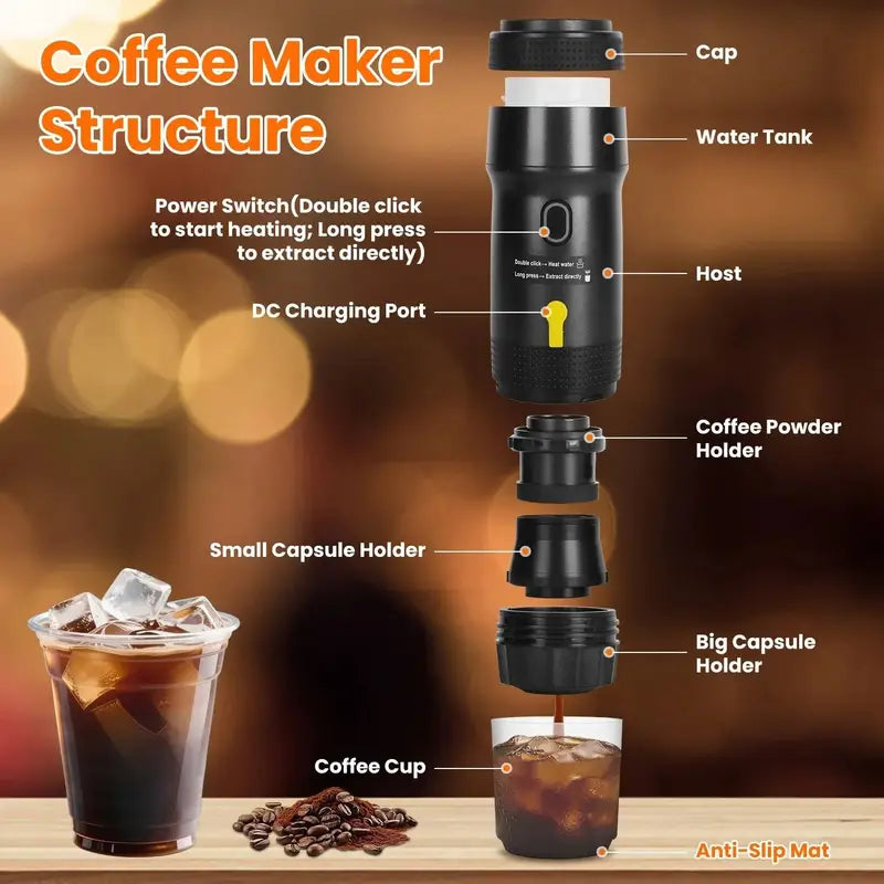 Portable Espresso (Self-Heating )