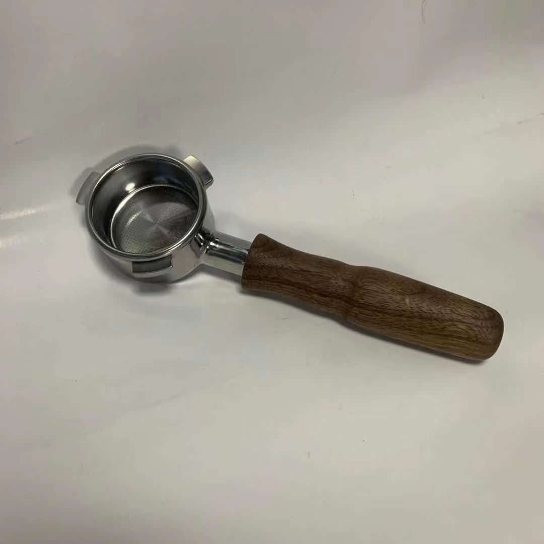 54mm Handle Walnut Bottomless Stainless Steel
