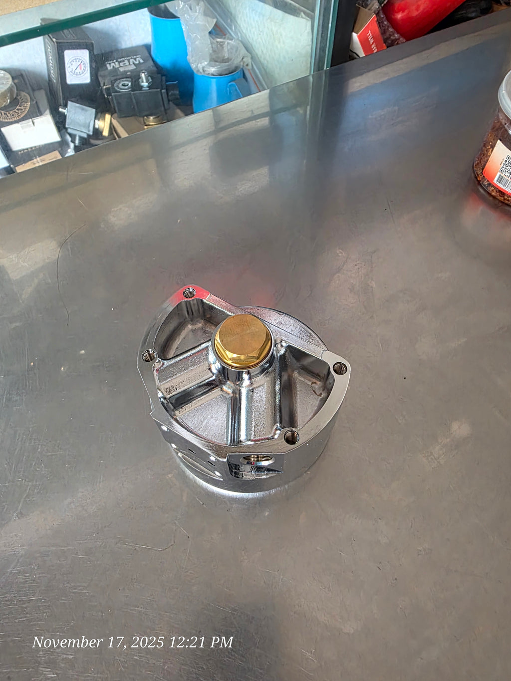 Professional espresso machine brew head