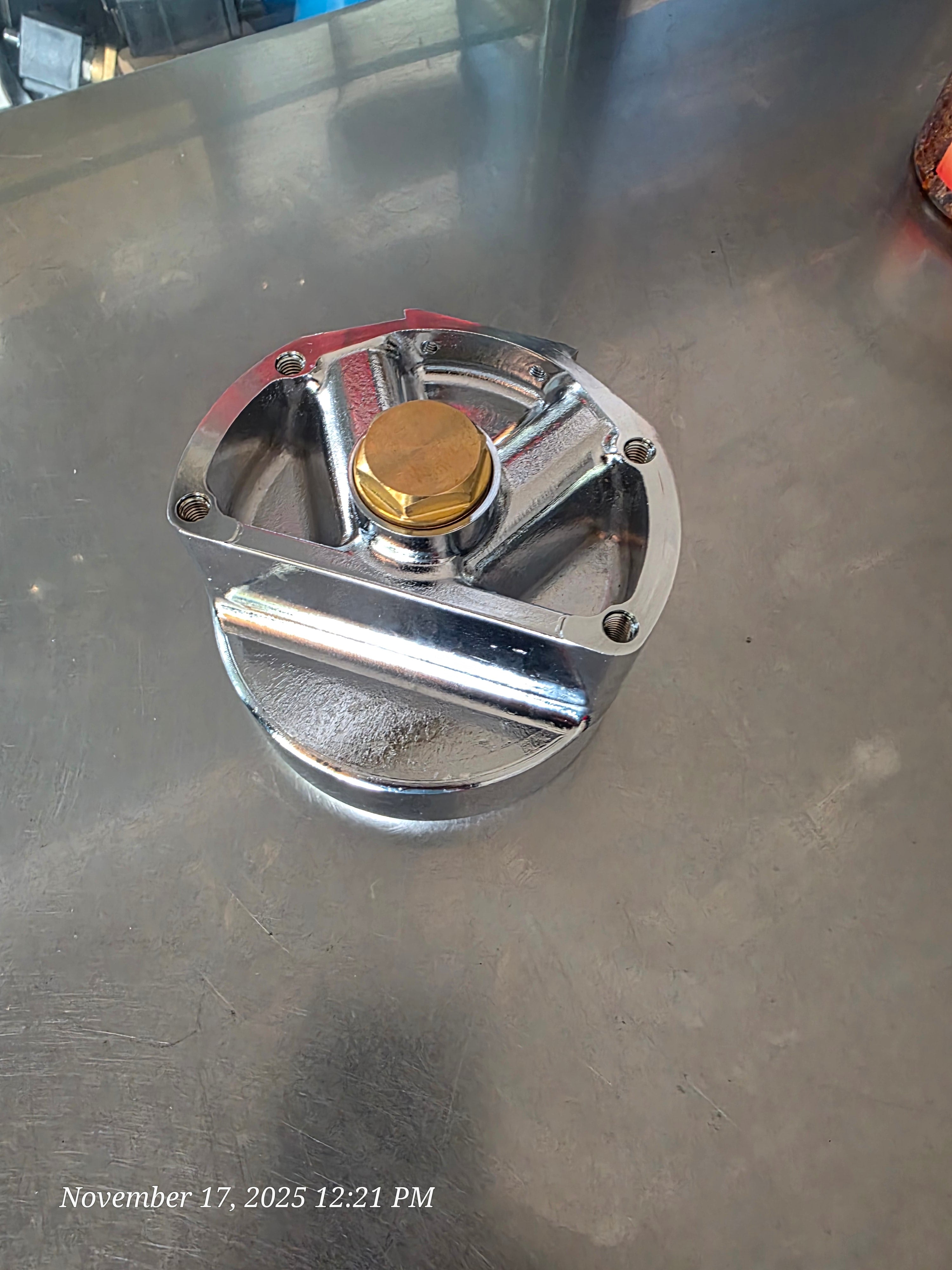 Professional espresso machine brew head