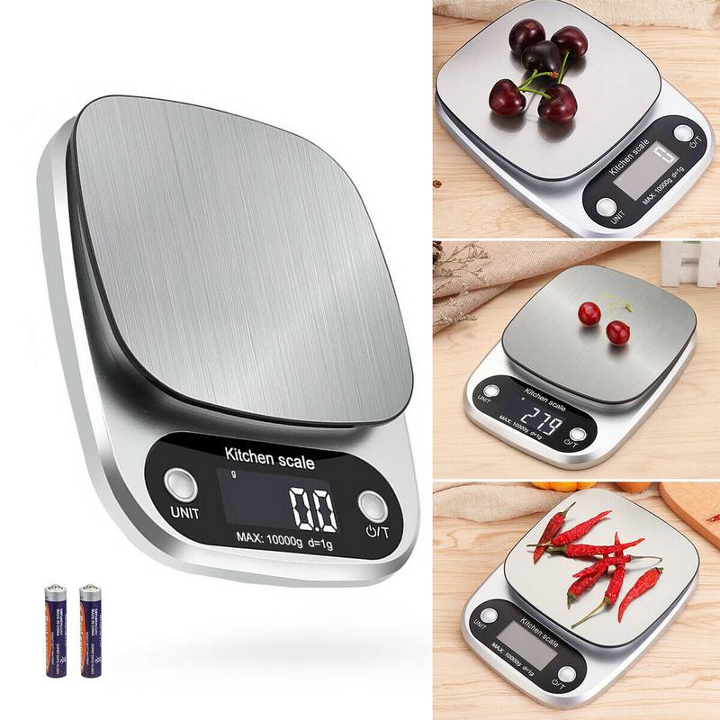 22lbs 1g Kitchen Scale Stainless Steel