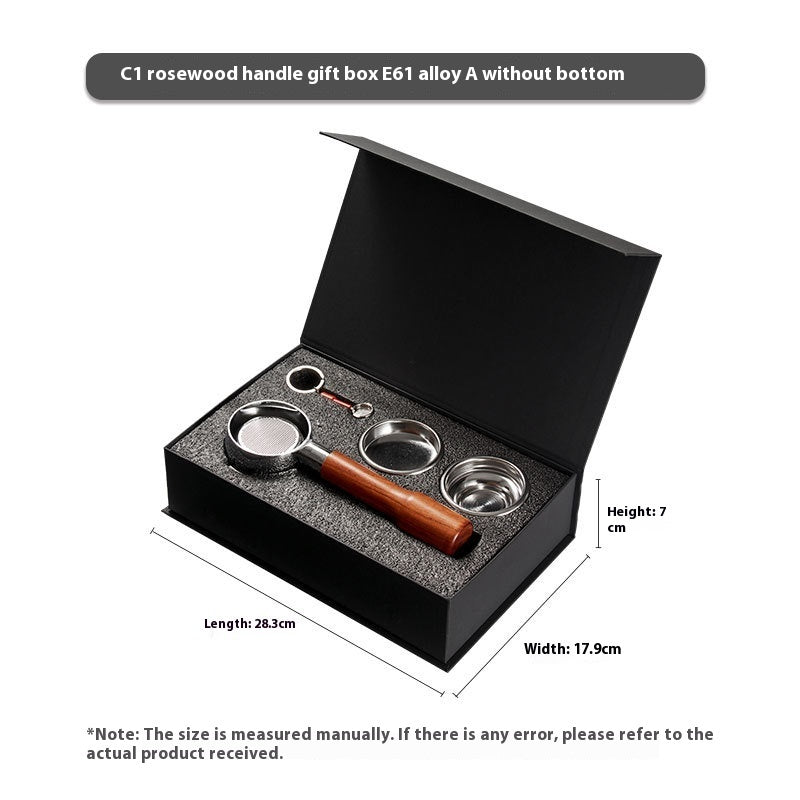 58mm Solid Wood Bottomless Portafilter Suite