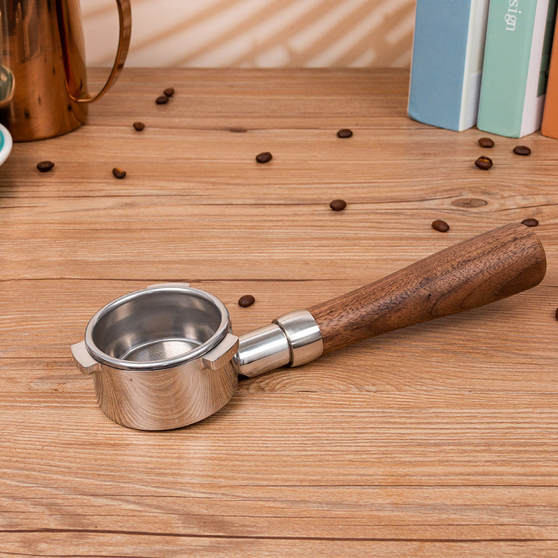 54mm Handle Walnut Bottomless Stainless Steel