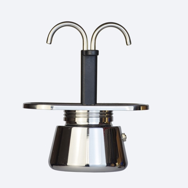 Stainless Steel Espresso Moka Pot 2-Cup