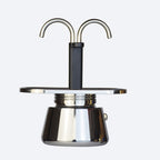 Stainless Steel Espresso Moka Pot 2-Cup