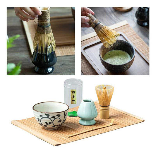 5-piece Tea Brush Set For Wiping Tea Bowls, Mixing And Brushing
