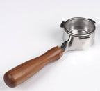 54mm Handle Walnut Bottomless Stainless Steel