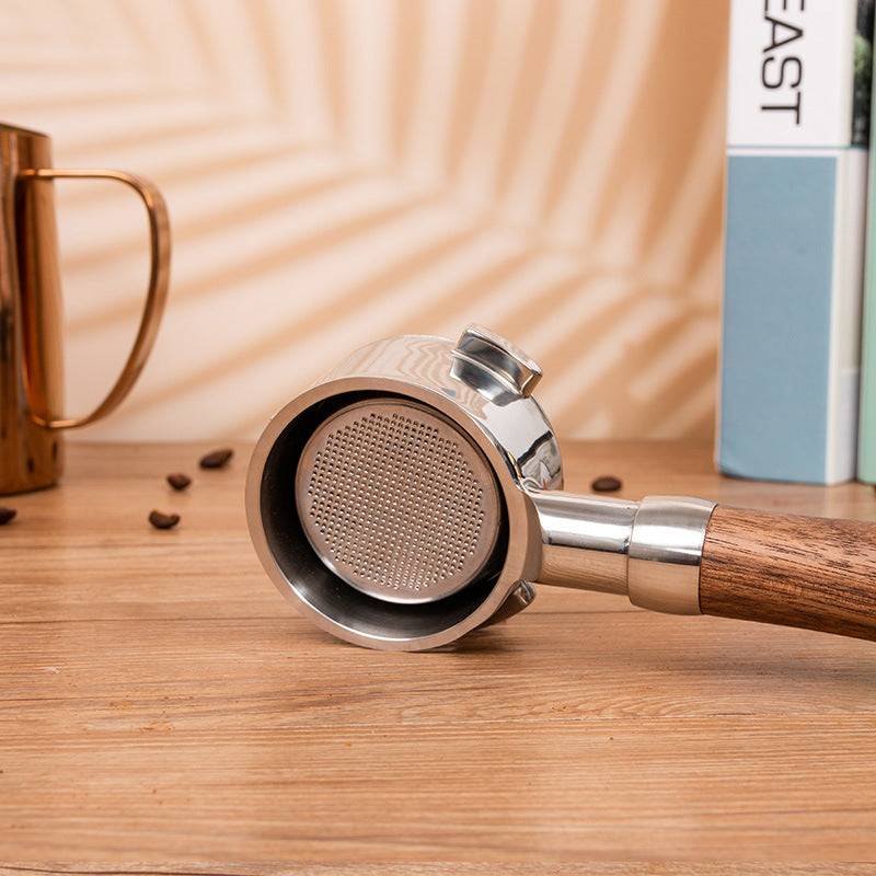 54mm Handle Walnut Bottomless Stainless Steel