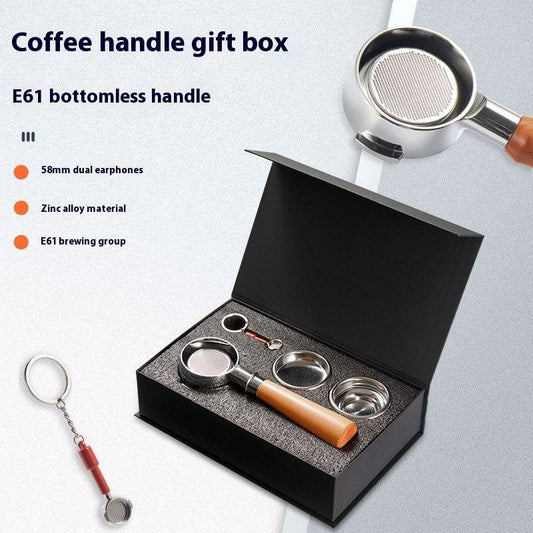 58mm Solid Wood Bottomless Portafilter Suite