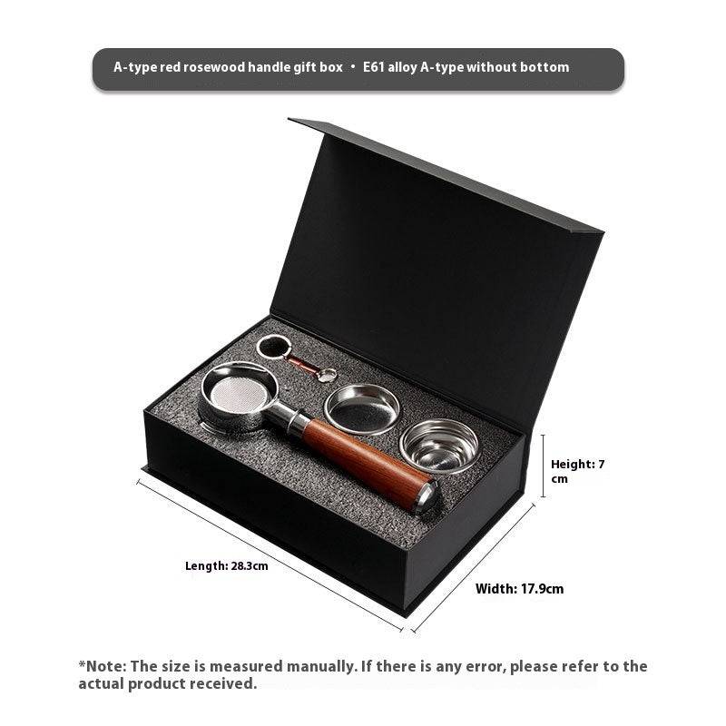 58mm Solid Wood Bottomless Portafilter Suite