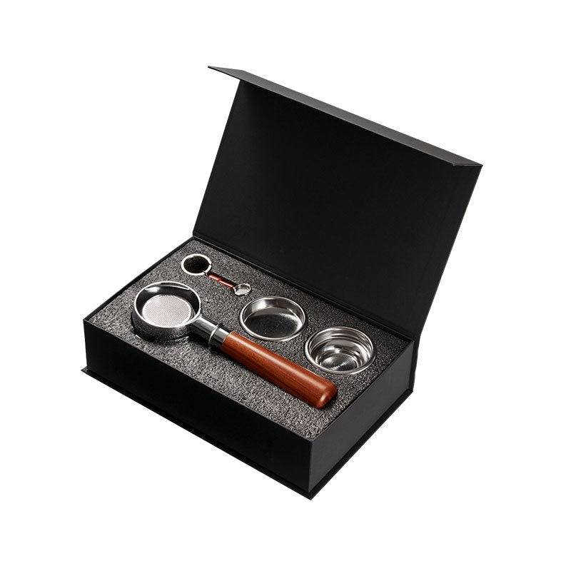 58mm Solid Wood Bottomless Portafilter Suite