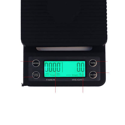 Backlit Coffee Scale with Timer