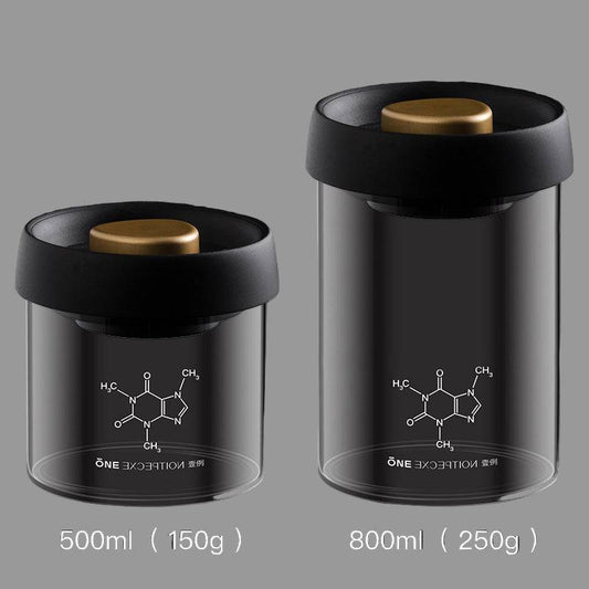 Coffee Bean Sealed Tank Vacuum Glass Storage Tank