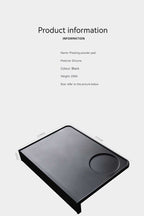 Coffee Tamper Pad Corner Pad Non-slip Solid Color Silica Gel Pad