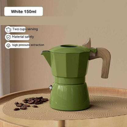 Double Valve Moka Pot Espresso Coffee 3 Cups