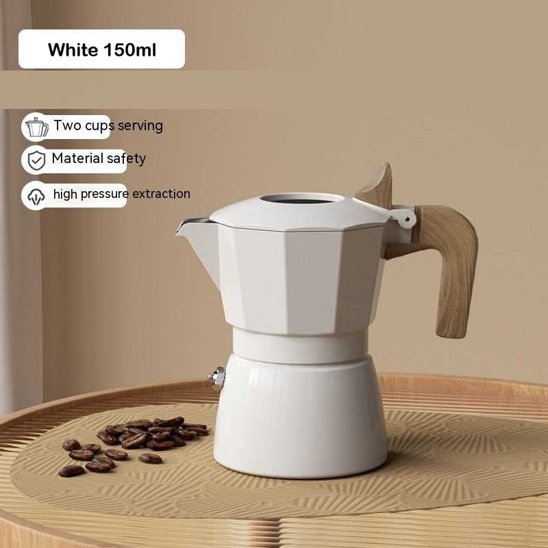 Double Valve Moka Pot Espresso Coffee 3 Cups