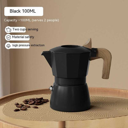 Double Valve Moka Pot Espresso Coffee Machine