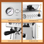 Espresso Coffee Machine With Grinder All-in-one
