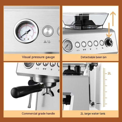 Espresso Coffee Machine With Grinder All-in-one