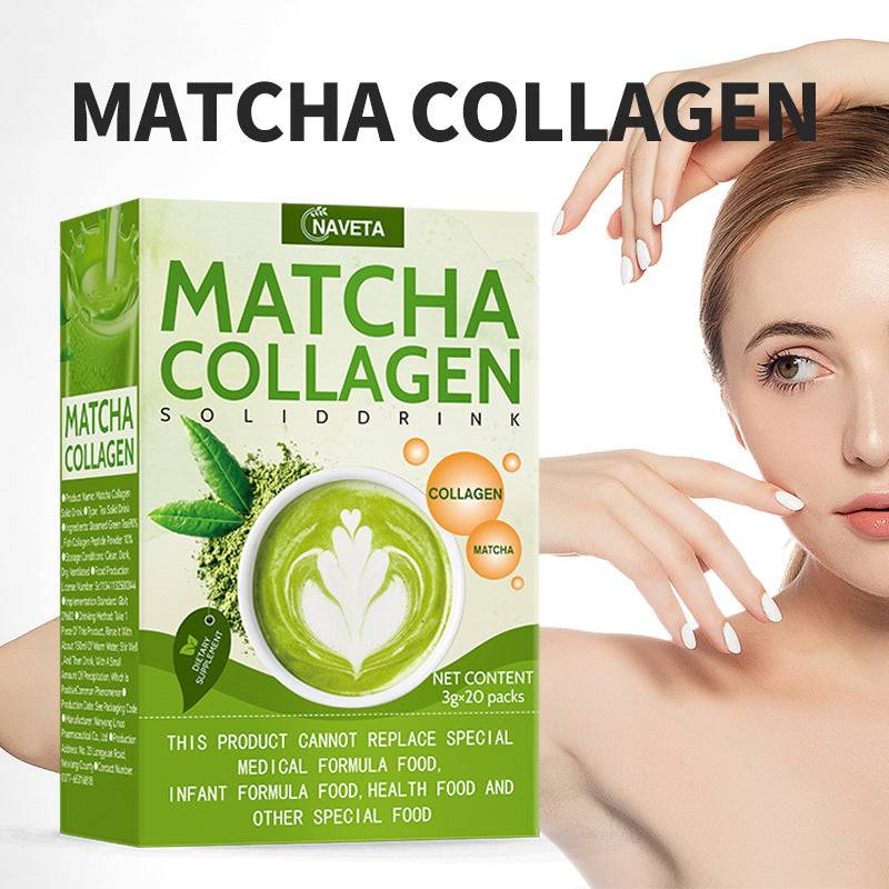 Glutathione Collagen Matcha Powder