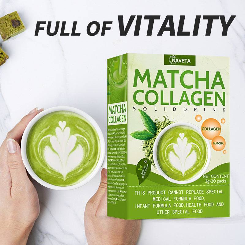 Glutathione Collagen Matcha Powder