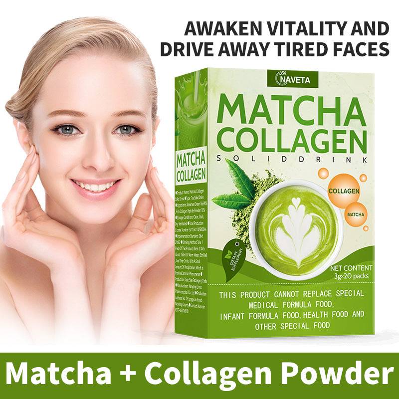 Glutathione Collagen Matcha Powder
