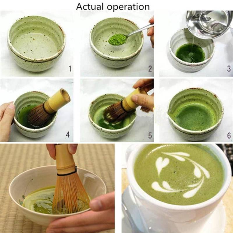 Japanese Bamboo Matcha Powder Whisk Green Tea