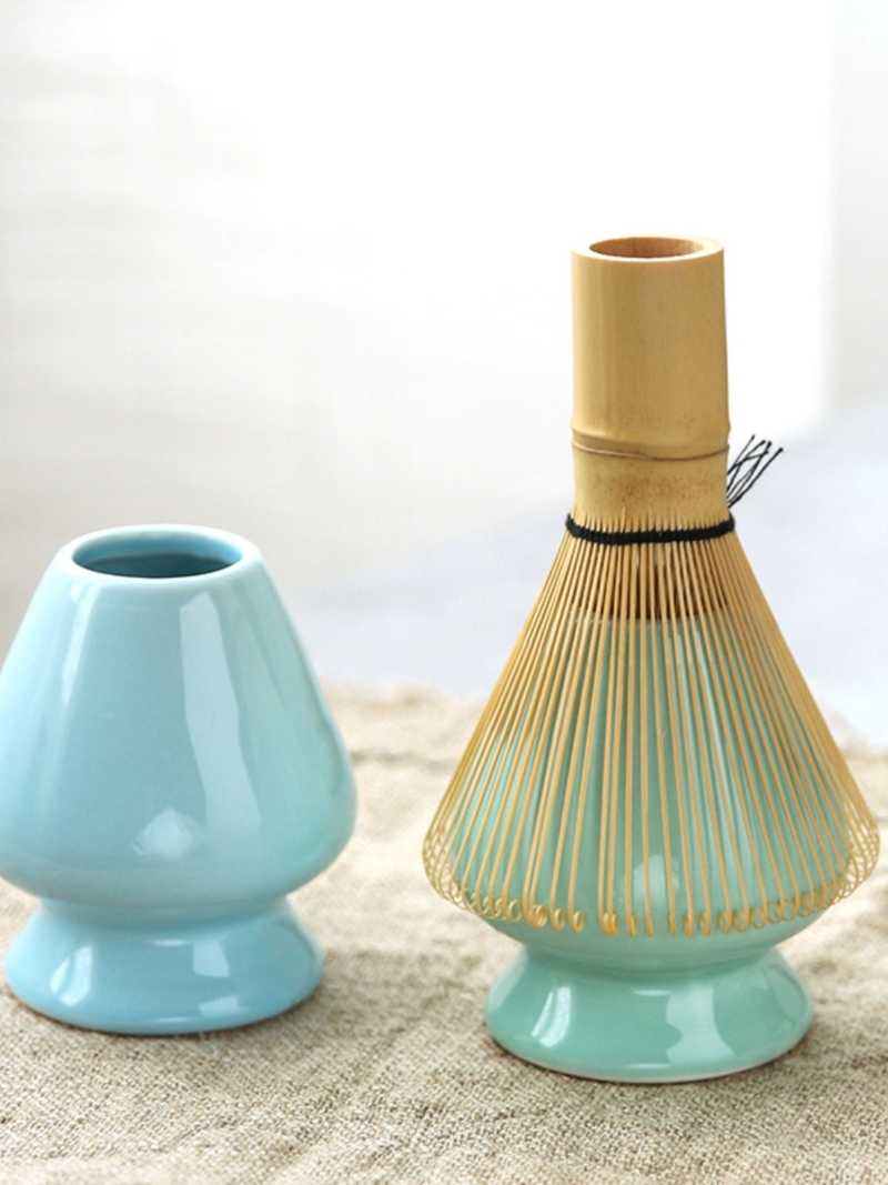 Japanese Matcha Brush Suit Benli Bamboo Scraper For Cleaning Tea Vessels