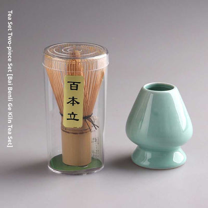 Japanese Matcha Brush Suit Benli Bamboo Scraper For Cleaning Tea Vessels