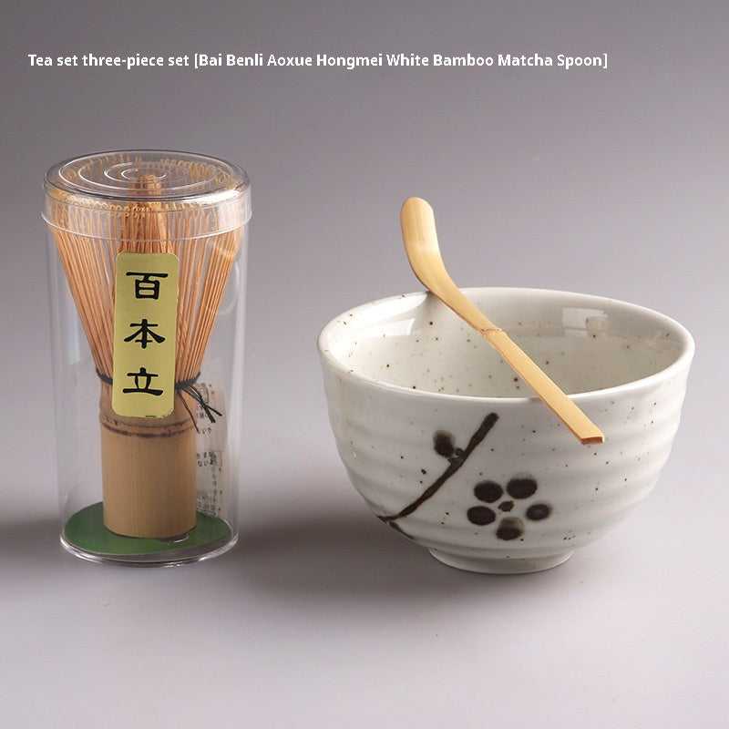 Japanese Matcha Brush Suit Benli Bamboo Scraper For Cleaning Tea Vessels