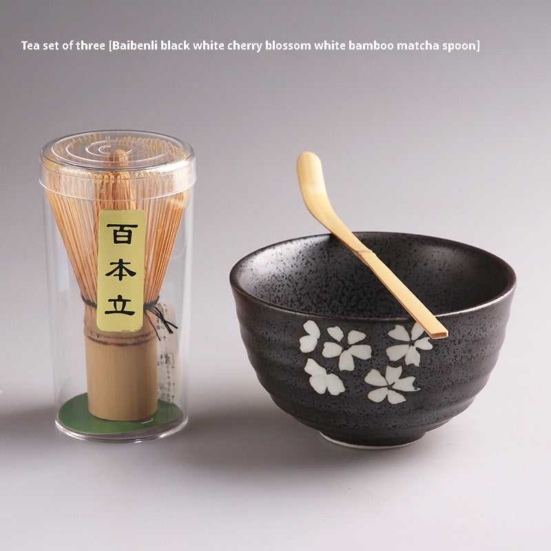 Japanese Matcha Brush Suit Benli Bamboo Scraper For Cleaning Tea Vessels