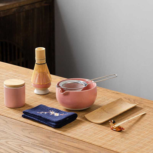 Matcha Tea Set Suit 9-piece Gift Box