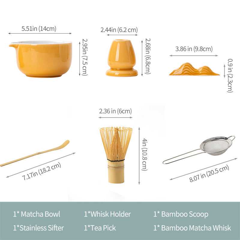 Matcha Tool With Mouth Tools Set