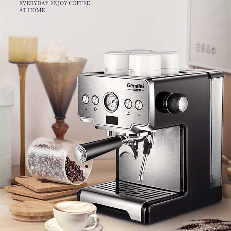Mini Espresso Machine Semi-automatic Steam Milk Frother