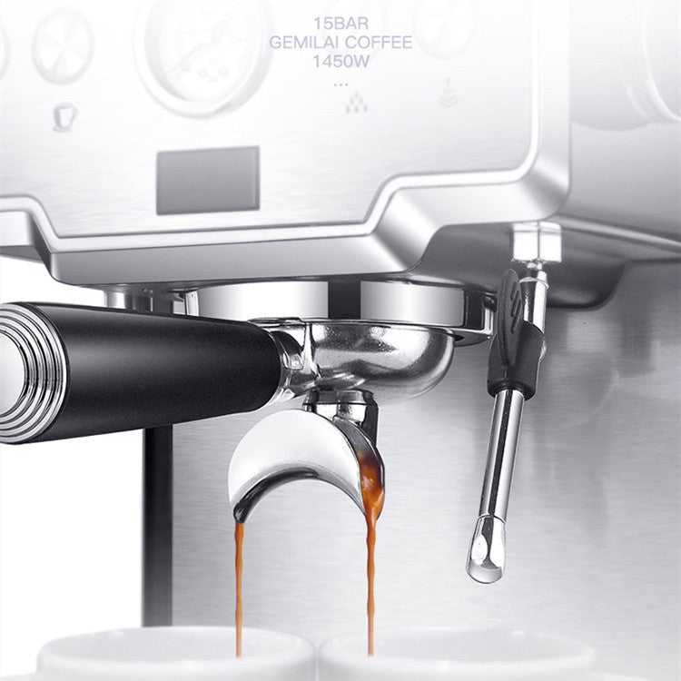 Mini Espresso Machine Semi-automatic Steam Milk Frother