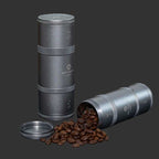 Outdoor Aluminum Alloy Layered Coffee Bean Storage Tank