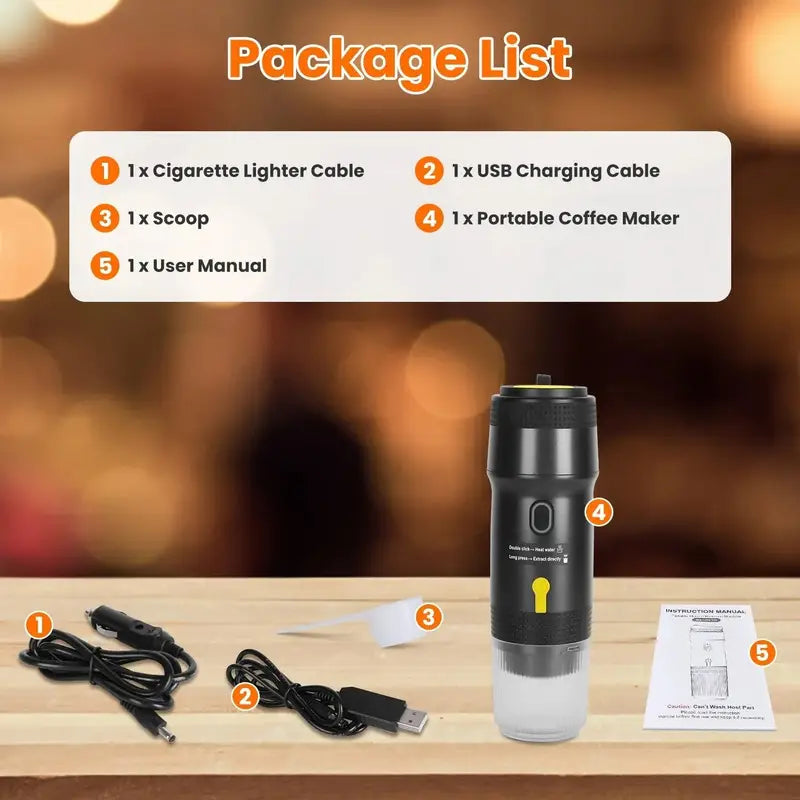 Portable Espresso (Self-Heating )