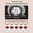 Smart Electric Grinder Adjustable Scale Household Coffee Machine