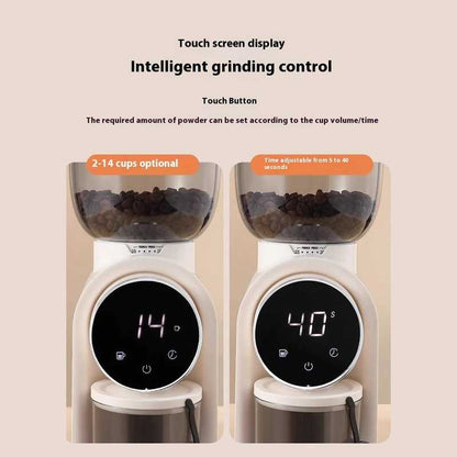 Smart Electric Grinder Adjustable Scale Household Coffee Machine