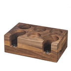 Solid Wood Espresso Machine Handle Support