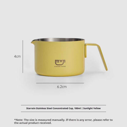 Stainless Steel Extraction Measuring Cup Concentrated Coffee Cup With Scale