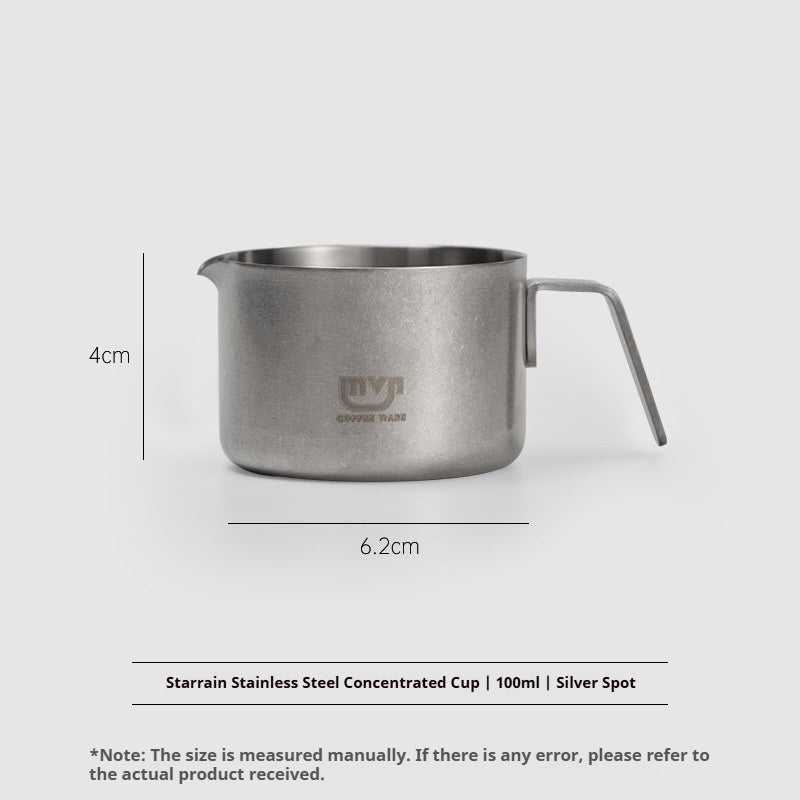 Stainless Steel Extraction Measuring Cup Concentrated Coffee Cup With Scale