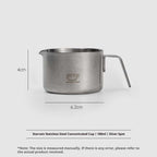 Stainless Steel Extraction Measuring Cup Concentrated Coffee Cup With Scale
