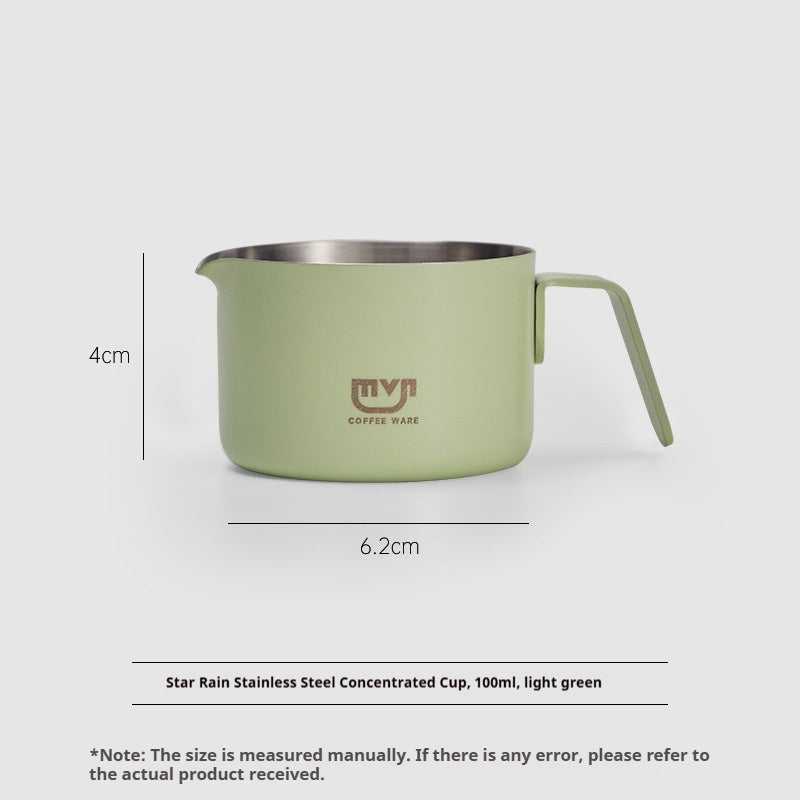 Stainless Steel Extraction Measuring Cup Concentrated Coffee Cup With Scale