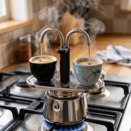 Stainless Steel Mocha Pot