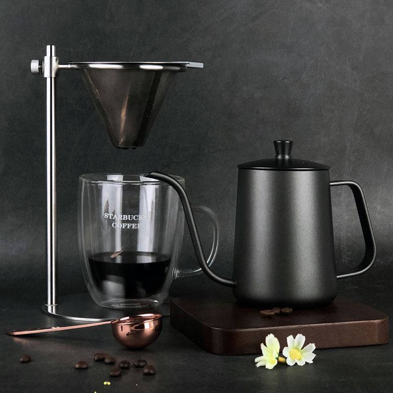 Stainless steel drip coffee kettle