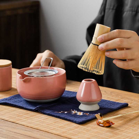 Tea Set Suit 9-piece Japanese Matcha Bowl Tea Set