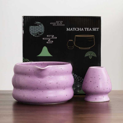 Tea Set Suit Matcha Bowl Gift Box With Mouth